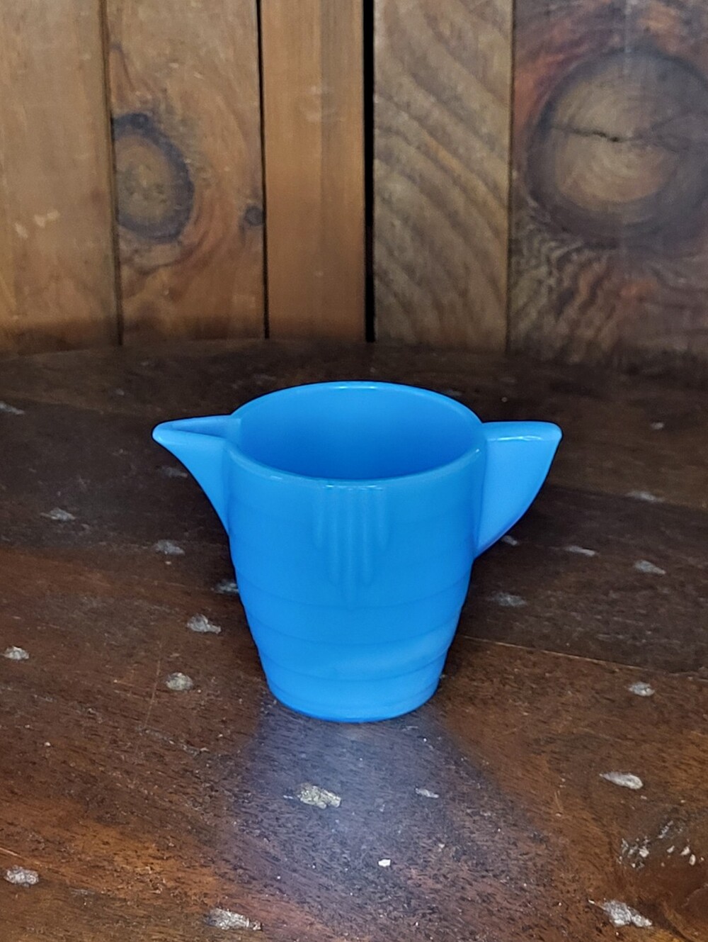 Akro Agate Pitcher Blue